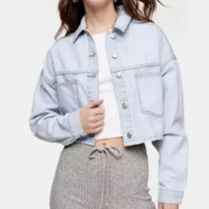 TOPSHOP cropped denim jacket